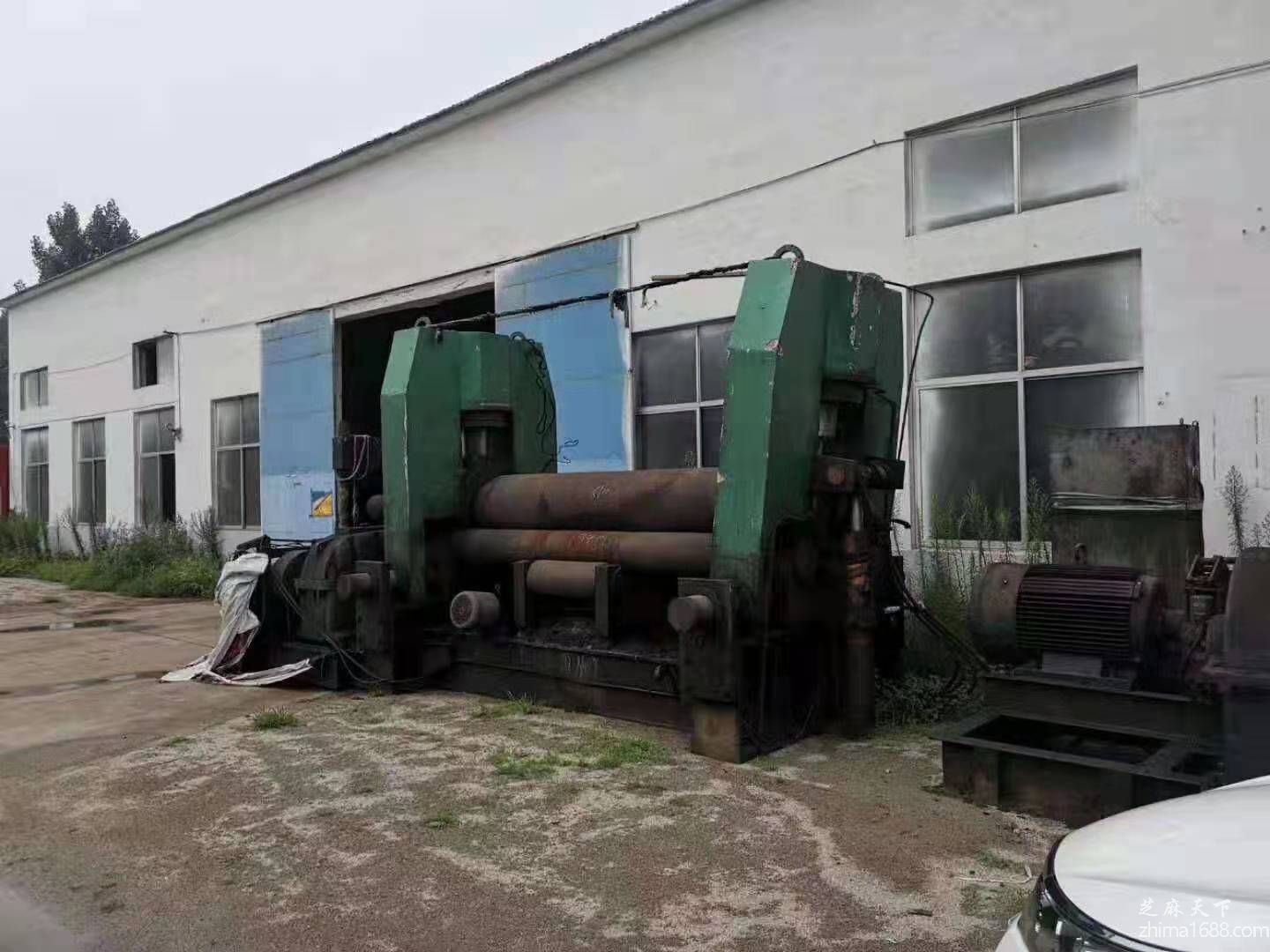 二手鎮江康興W11-60×2500液壓卷闆機